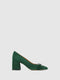 Sapatos com Apliques em Verde